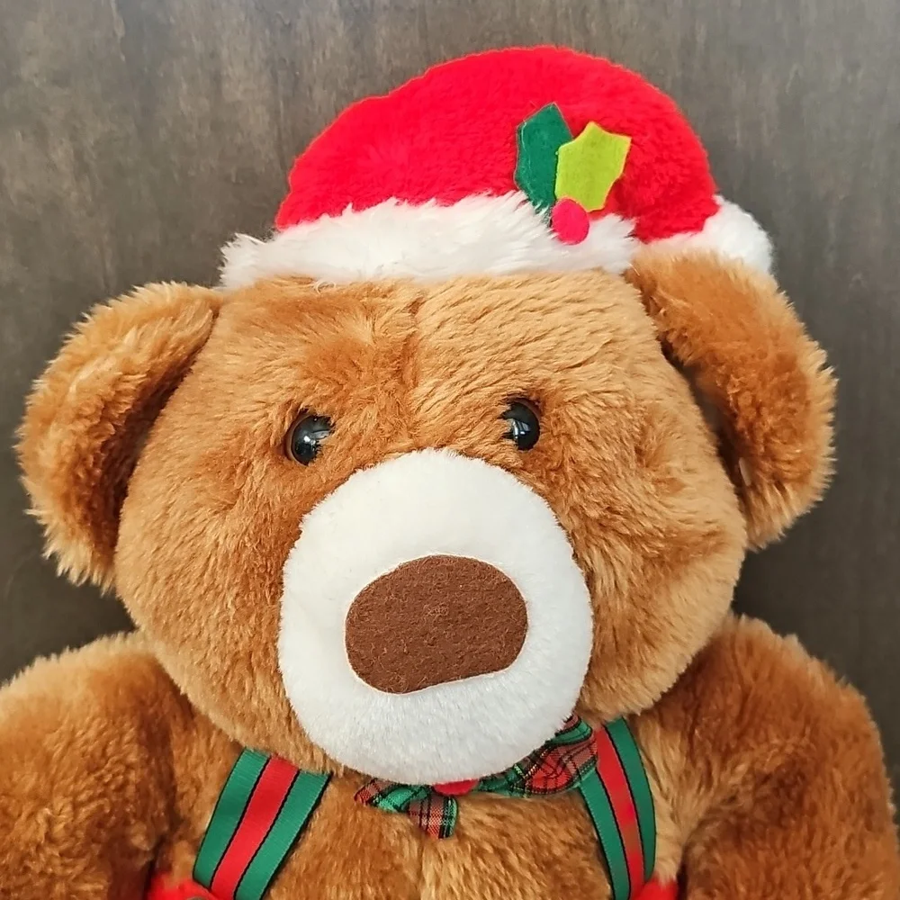 Vintage Sears Christmas Theodore Teddy Bear Plush, Large 14" High - Picture 2 of 10